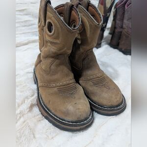 Brown Leather Western Boots